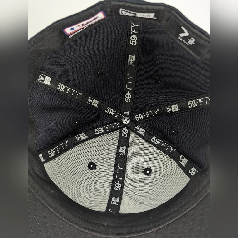 Houston Astros New Era 59fifty Fitted Cap Size 7‎ 3/8 MLB Auth. Collection